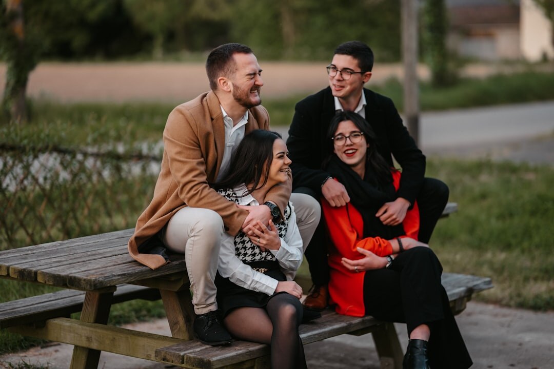 Turkish family sitting together at a table discussing inheritance documents